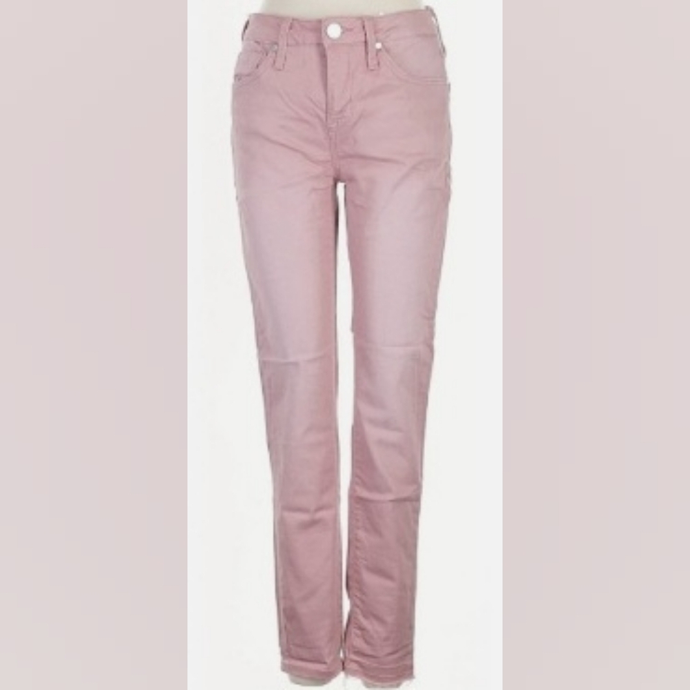 Seven7 High Rise Skinny Fit- Dusty Rose - Size 4 - Picture 1 of 13